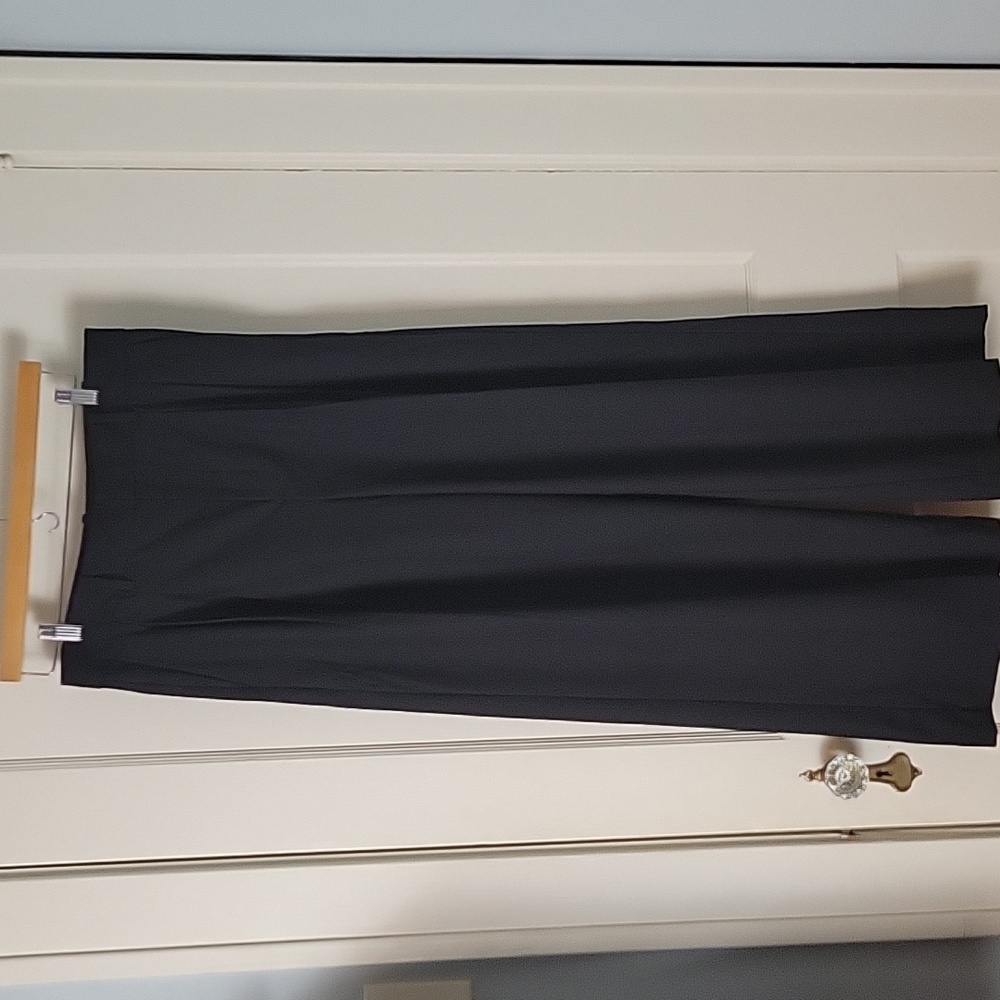 Harlow Super Wide Leg Trouser in Brushed Twill - Picture 2 of 9